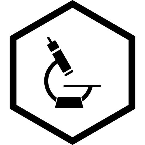 Diseño de iconos de microscopio vector