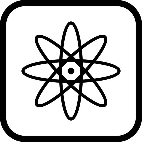 Atom Icon Design vector