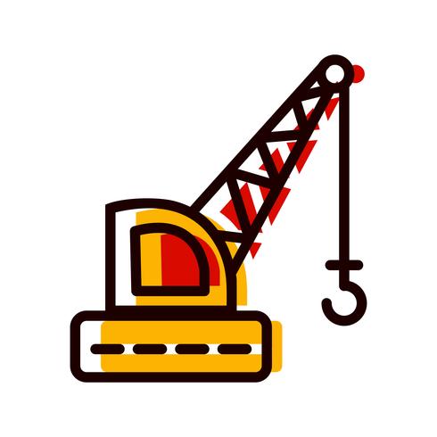 Crane Icon Design vector