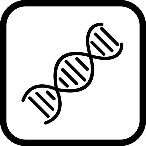 DNA Icon Design vector