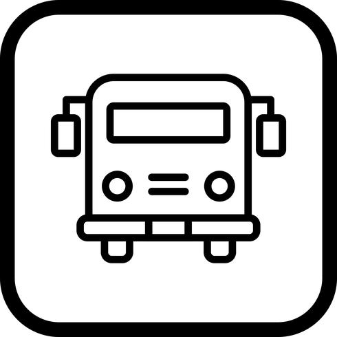 School bus Icon Design vector