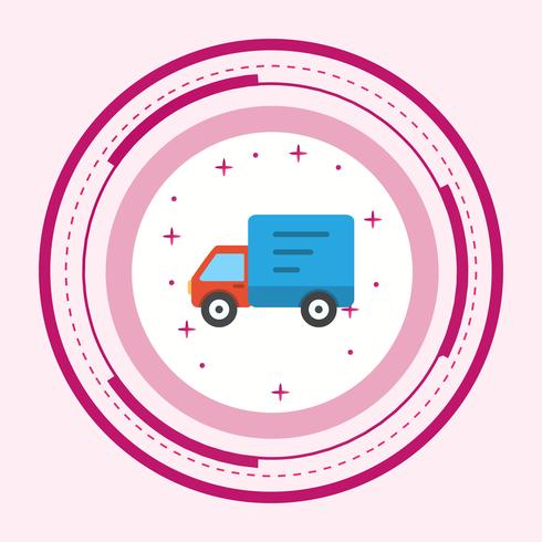 Delivery Truck Icon Design