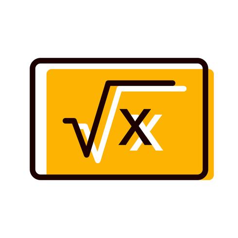 diseño de icono de fórmula vector