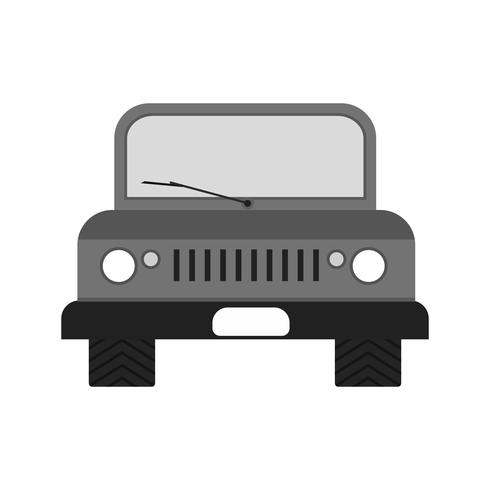 diseño de icono de jeep vector