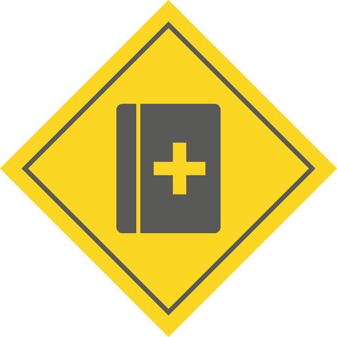 Medical Book Icon Design vector