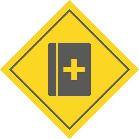 Medical Book Icon Design vector