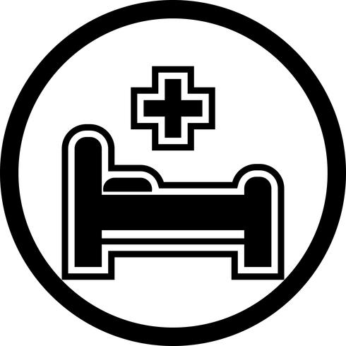 Bed Icon Design vector