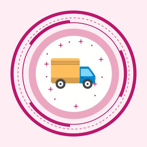 Truck Icon Design vector