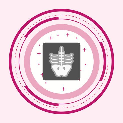 Xray Icon Design vector
