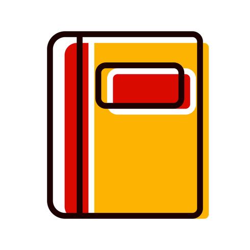 Diseño de icono de cuaderno vector