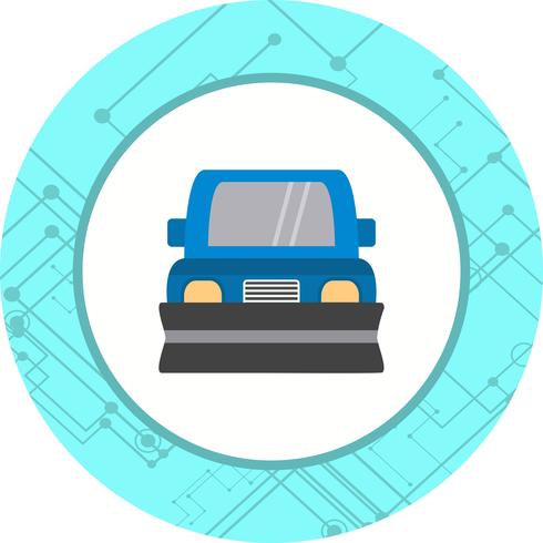Snowplow Icon Design vector