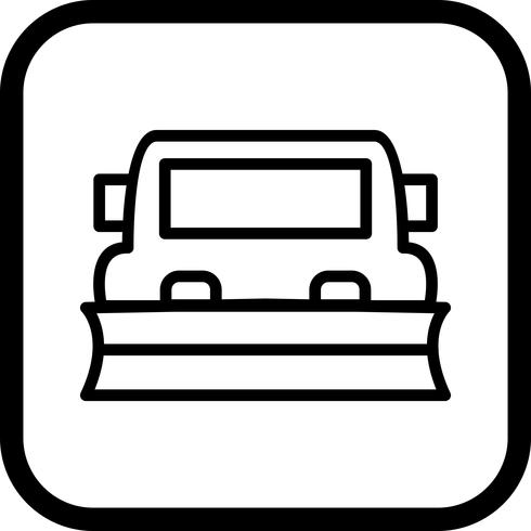 Snowplow Icon Design vector