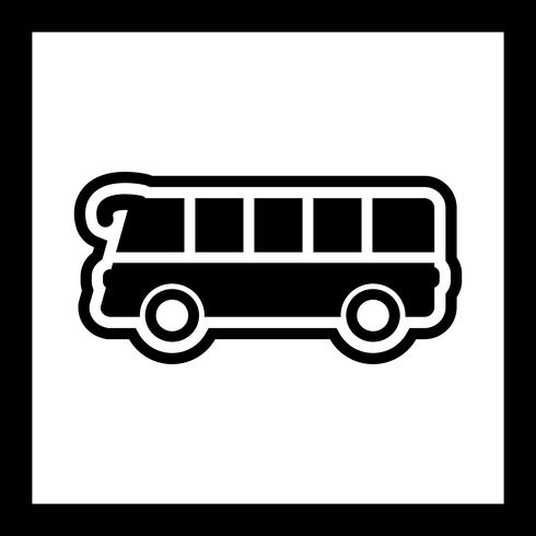 Bus Icon Design vector