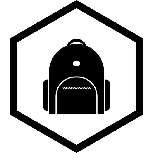 Bagpack Icon Design vector