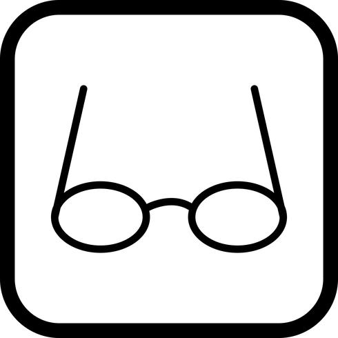 Gafas Icon Design vector