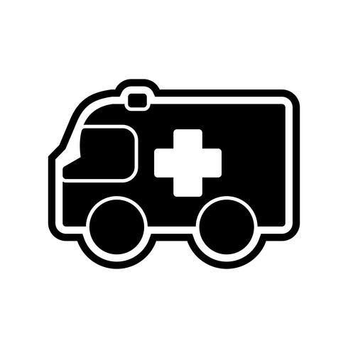 Ambulance Icon Design vector