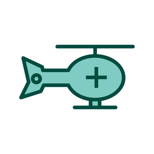 Helicóptero Icon Design vector