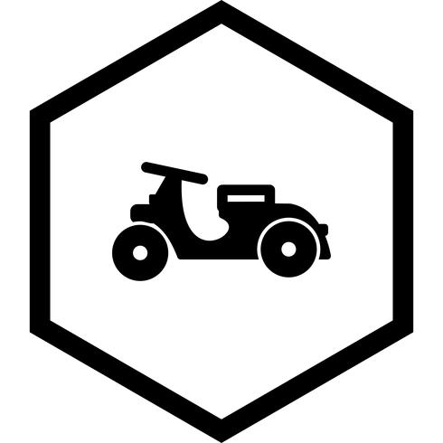 diseño de icono de vespa vector