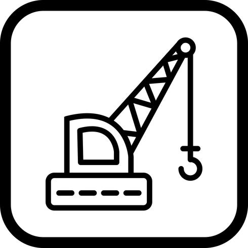 Crane Icon Design vector