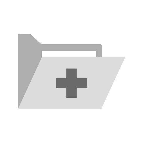 Medical Folder Icon Design vector