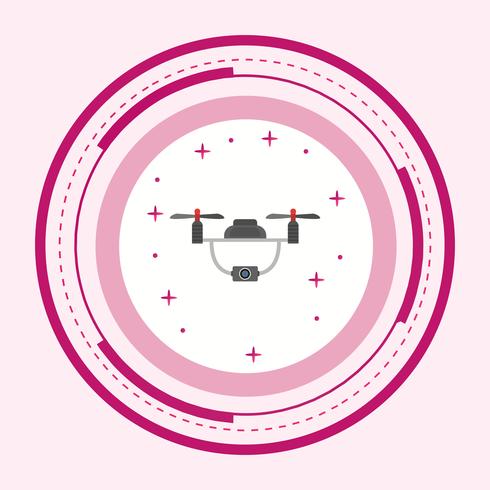 Drone Icon Design vector