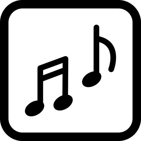 Diseño de icono de la música vector