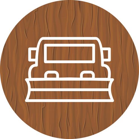 Snowplow Icon Design vector