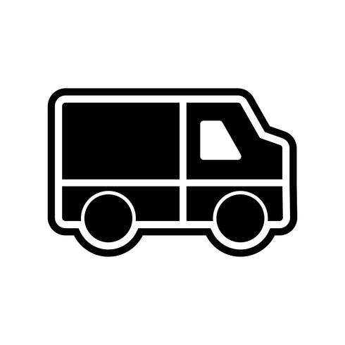 Van Icon Design vector