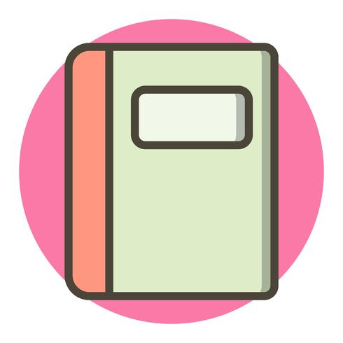 Diseño de icono de cuaderno vector