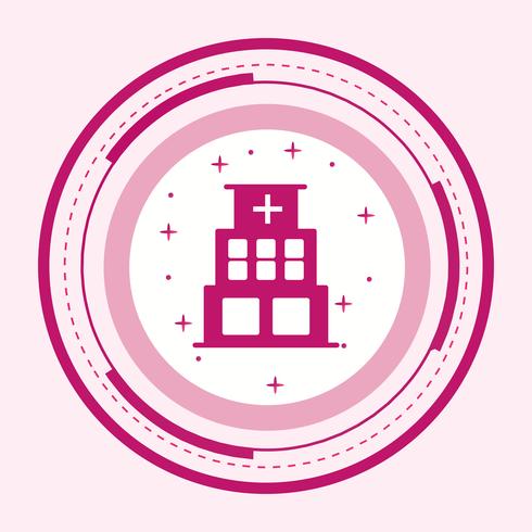 Hospital Icon Design vector