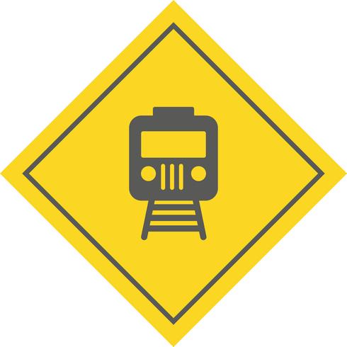 Diseño de iconos de trenes vector