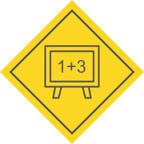 Mathematics Icon Design vector