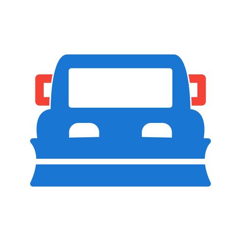 Snowplow Icon Design vector