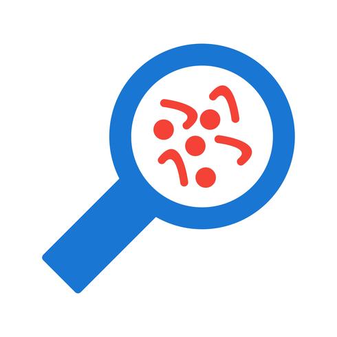 Diseño de iconos de bacterias vector