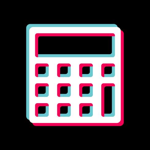 Diseño de iconos de calculadora vector