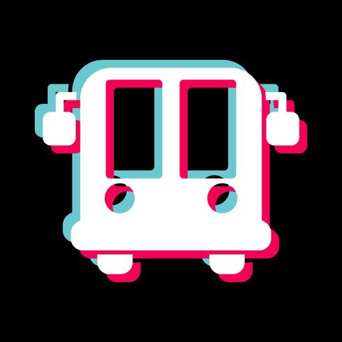 Airport Bus Icon Design vector