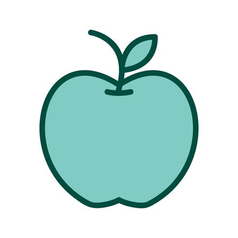 Diseño de icono de apple vector