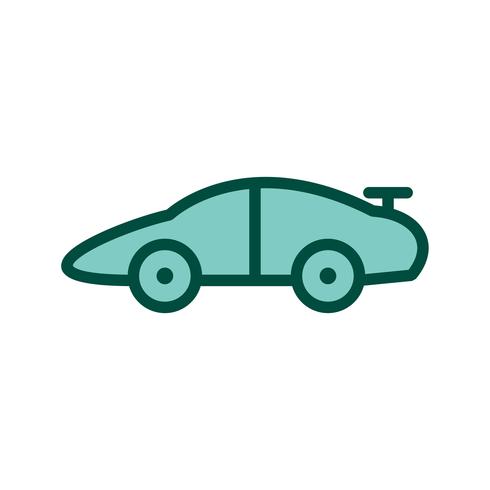 Sports Car Icon Design vector