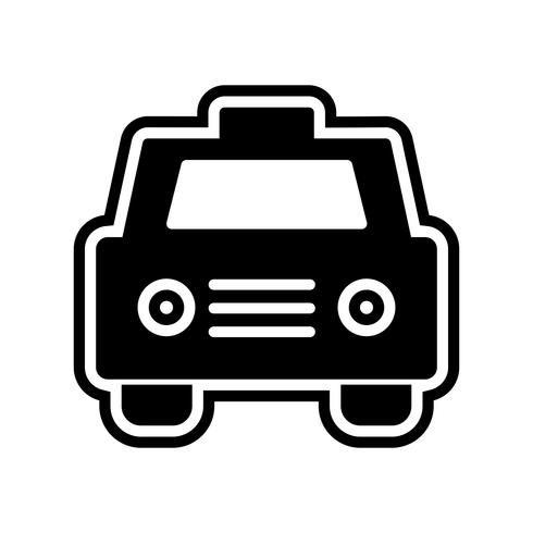 diseño de icono de taxi vector