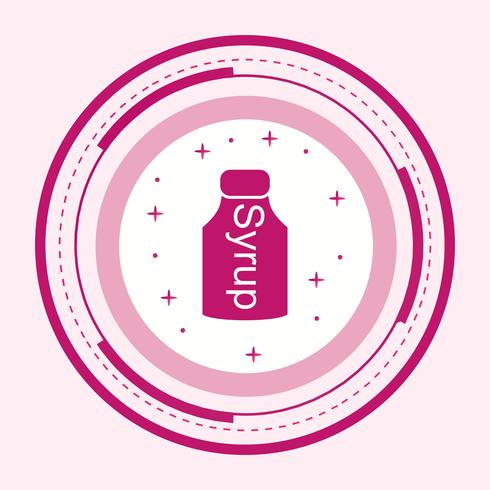  Syrup Icon Design vector