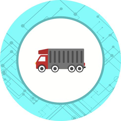 Tipper Truck Icon Design vector