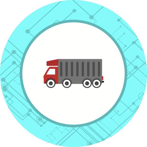 Tipper Truck Icon Design vector