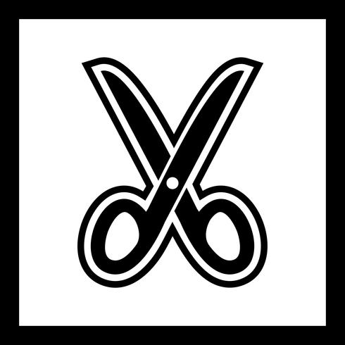 Scissors Icon Design vector