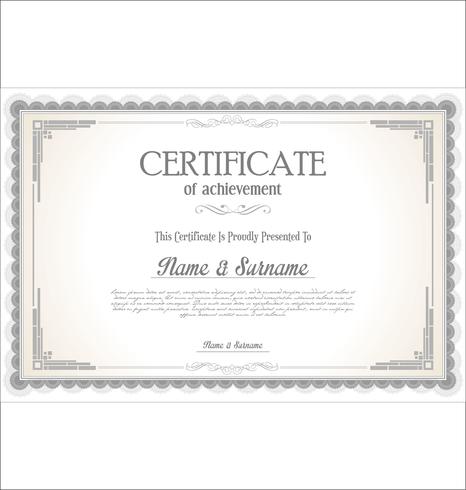 Certificado vector