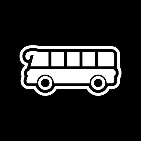 Bus Icon Design vector