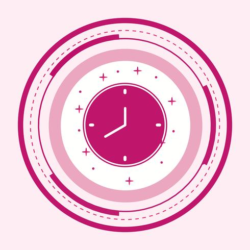 Diseño de icono de reloj vector