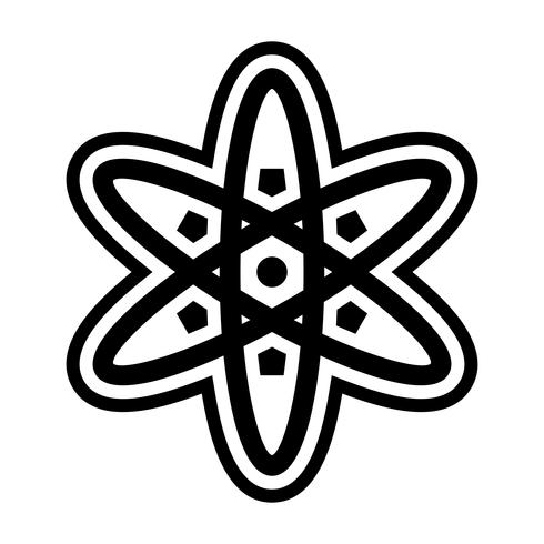Atom Icon Design vector