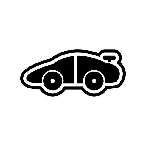 Diseño de icono de coche deportivo vector