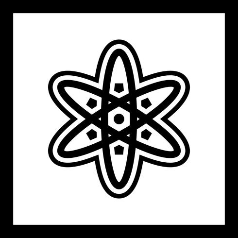 Atom Icon Design vector