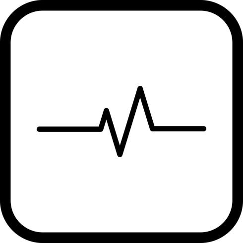 Pulse Rate Icon Design vector